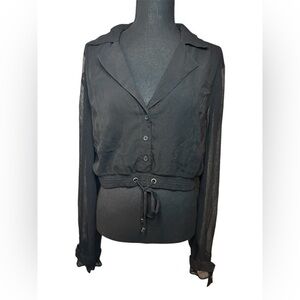 Free People Michelle Top (NWT; Black; Medium)